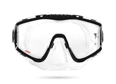 ProScuba maska za ronjnje jednodijelna crna