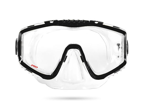 ProScuba maska za ronjnje jednodijelna crna