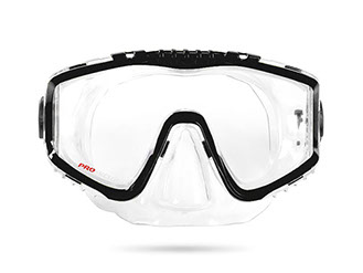 ProScuba maska za ronjnje jednodijelna crna