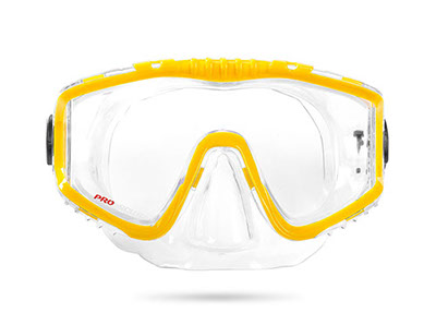 ProScuba maska za ronjnje jednodijelna žuta