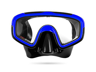 ProScuba maska za ronjnje jednodijelna plava