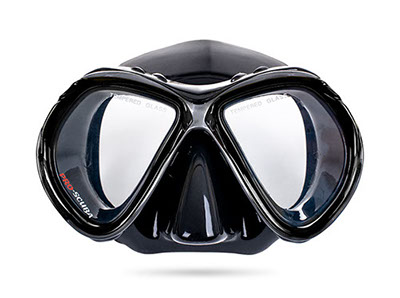 ProScuba maska za ronjnje silikon crna