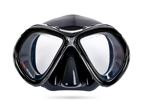 ProScuba maska za ronjnje silikon crna