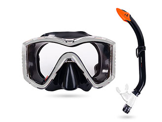 Set maska i disalica siva