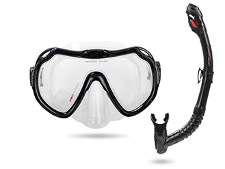 Set maskai disalica ultimate silikon crna