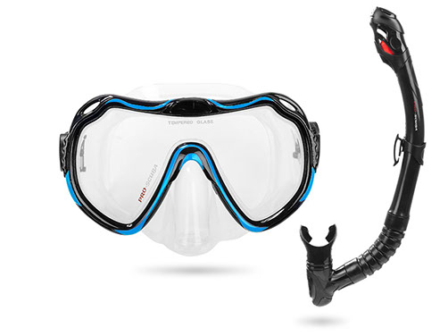 Set maskai disalica ultimate silikon plava